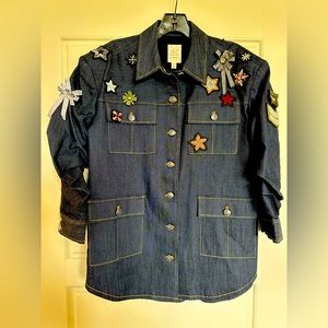 Cinq a Sept Embellished Jacket/Shirt